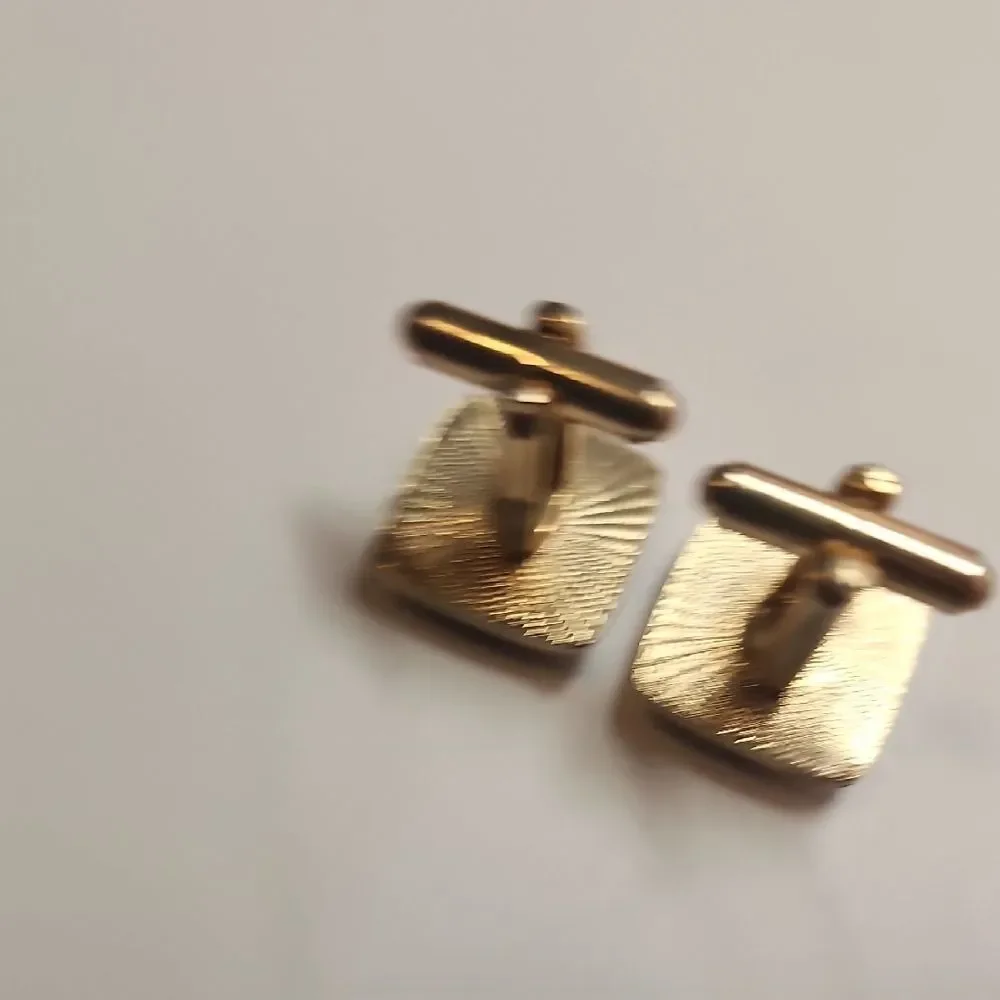 Gold and Black Cufflinks